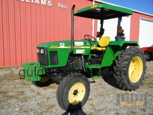 John Deere 5103 scheda tecnica 