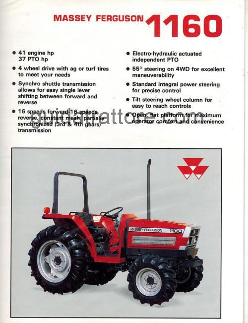 Massey Ferguson 1160 recensioni e scheda tecnica
